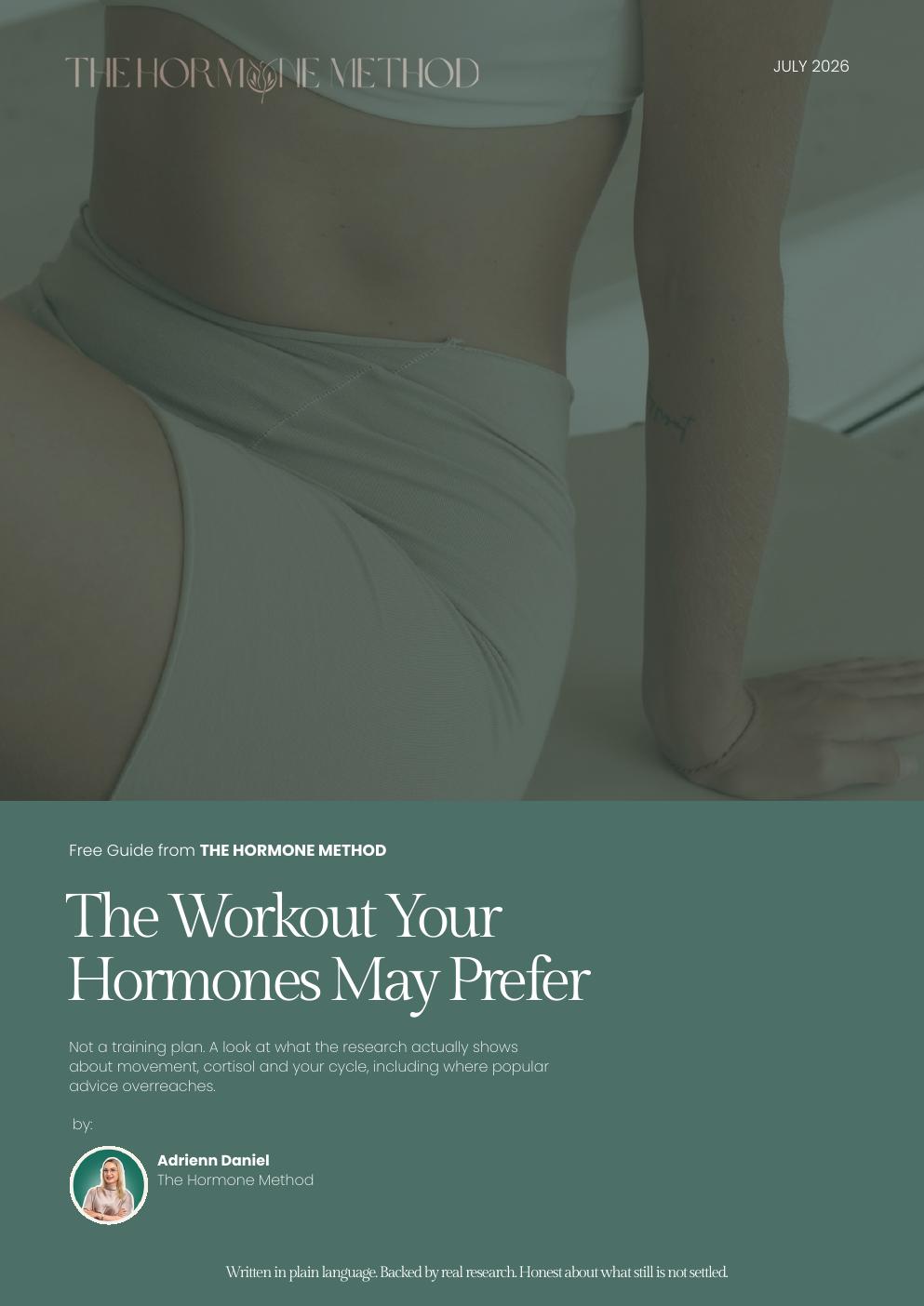 The Workout Your Hormones May Prefer cover
