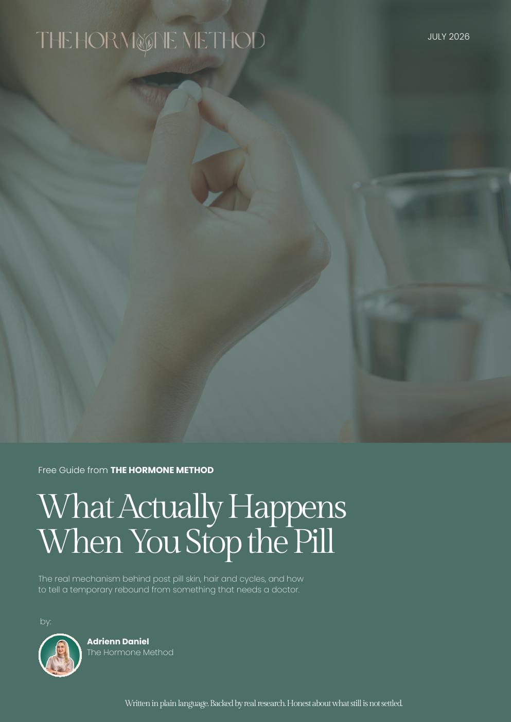 What Actually Happens When You Stop the Pill cover