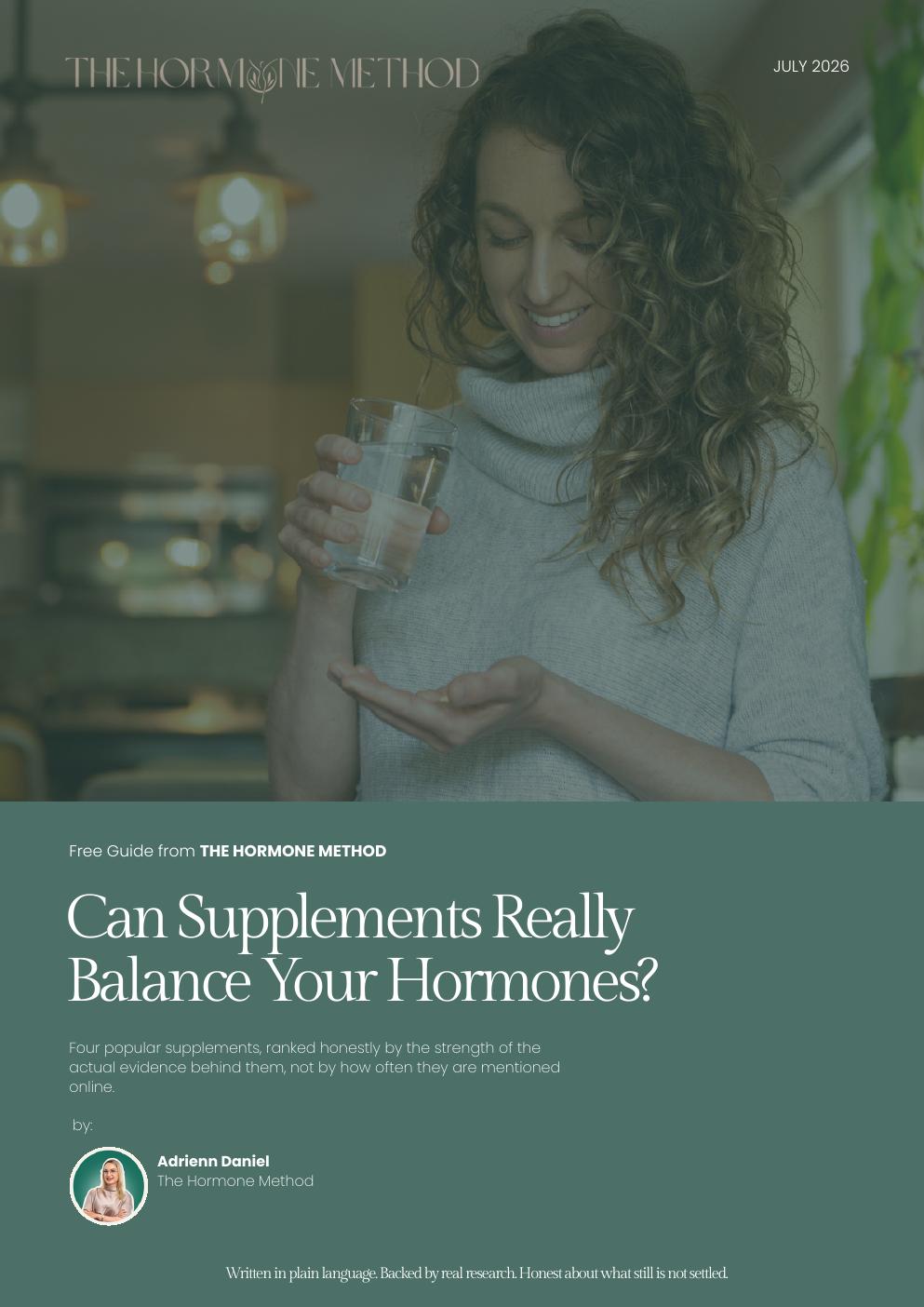 Can Supplements Really Balance Your Hormones? cover