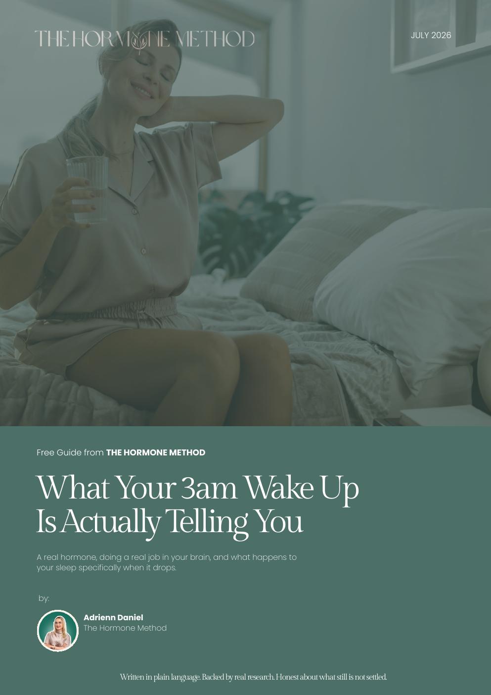 What Your 3am Wake Up Is Actually Telling You cover